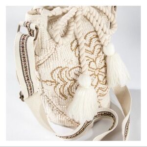 Navajo Inspired Handwoven Bucket Bag